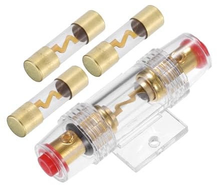 QUARKZMAN Interruttore automatico con 4 tubi fusibili da 30A per autoradio