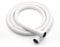 Vancoco PVC Smooth Shower Hose Flexible Anti-Twist 1.5M / 59 Inch with Brass Connections Universal Shower Head Hose Leak Proof White