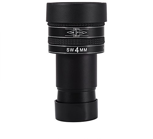 4 Mm 1,25 Zoll SWA 58-Grad-Planetenokular, Außergewöhnliche Schärfe, Vollständig Mehrfach Beschichtete Linsen, für Teleskope