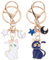 Heartsking 2 Stück Sailor Moon Schlüsselanhänger, Cartoon Niedlich Magie Katze, Metall Anime Mit Figuren Anhängern für Teenager Mädchen Katzenliebhaber