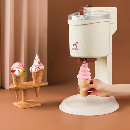 LSHFYV Haushalts-Eismaschine, Softeismaschine, automatische Mini-Frucht-Softeismaschine für die Küche zu Hause, tragbare Mini-Mixer-Eismaschine
