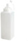 BlissfulAbode Bouteille à sauce en plastique transparent, petit diamètre, design anti-poussière, 800/1000 ml (1000 ml)