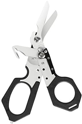 Équipement de plongée sous-marine Ciseaux pliants multifonctionnels Ciseaux médicaux Outils d'urgence extérieurs Outils d'urgence multifonctionnels Résistance à la pression et à la corrosion