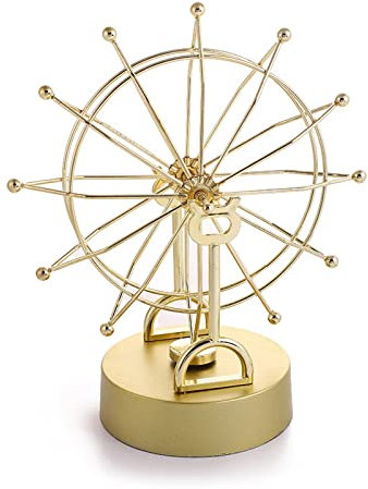 Metall-Riesenrad-Bewegung, Ornament, Desktop-Dekoration, Modellzubehör für Büro, Tischdekoration, Ornament