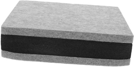 VICASKY Speaker Pad Sound Insulation Foam Vibration Isolation Base for Subwoofer Acoustic Noise Reduction for Studio Grey Cm
