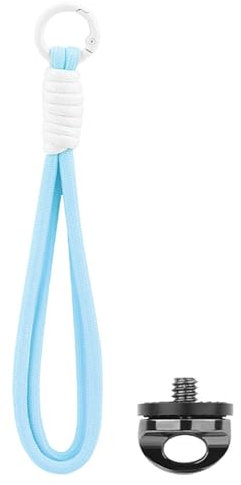 Dragonne de poignet pour DJI OSMO POCKET 3, sangle de poignet pour appareil photo X4/X3/X2 GO3/3S ACE Pro, bleu clair, 15.5cm/6.1inch