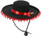 Protoence Mexikanischer Sombrero - Großer Mexikanischer Sombrero Mit Pompon - Breitkrempige Spanische Festaccessoires Flamenco Karnevalskostüm Für Damen, Herren & Erwachsene