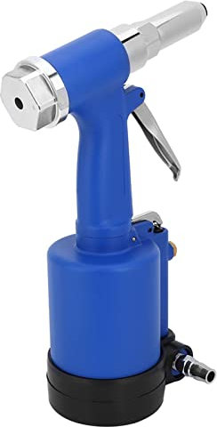 KIMISS Kit de Remaches Neumático con 5 Boquillas para Aplicaciones Automotrices e Industriales de Servicio Pesado, Herramienta de Remachado Hidráulico de Aire para Uñas de Aluminio y Acero Inoxidable
