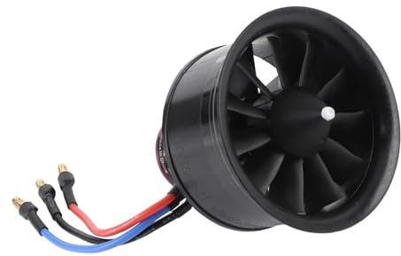 GOWENIC RC-Flugzeug EDF 50 Mm Kanalventilator mit 11 Flügeln, Leichtes und Leistungsstarkes System für Bastler. Empfohlener Akku 5S, 1800 MAh, 35 °C