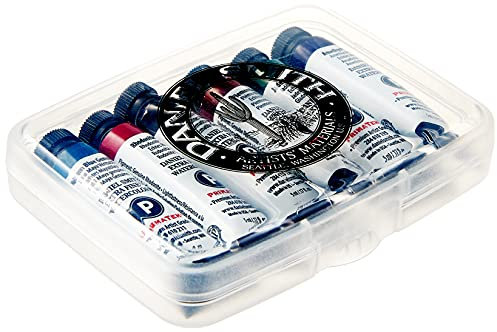 Daniel Smith Watercolor, Mineral Mixing Set with 5ml Primatek Colors, 1oz Watercolor Ground, Mixing Guide and Plastic travel case (285610103)