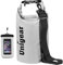 Unigear 5L/10L/20L/30L/40L Dry Bag Sack with Waterproof Phone Case and Long Adjustable Shoulder Strap for Boating, Kayaking, Fishing, Rafting, Swimming, Camping and Snowboarding (White, 20L)