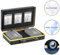 JJC Speicherkarten Schutzbox für 3 XQD Karten und 2 Slots Kompatibel mit Nikon EN-EL15 EN-EL15a EN-EL15b on Z6 Z7 D850 D7500 D810A D810 D800 D800E D750 D610 D500 D7200 D7100 D7000 Akku Tasche