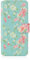 32nd Floral Series 2.0 - Design PU Leather Book Wallet Case Cover for Samsung Galaxy A10 (2019), Designer Flower Pattern Wallet Style Flip Case With Card Slots - Spring Blue
