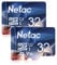 Netac 2 Paquetes 32 GB Tarjeta Micro SD A1 U1 C10 V10 UHS-I Velocidad hasta 90/10 MB/S Tarjeta de Memoria para Teléfono, Videocámara, Switch, Gopro, Tableta