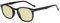 Eyekepper Retro Blue Light Glasses Women Men - Blocking Ray Screen Glare Computer Eyeglasses with Yellow Filter Lens - Black