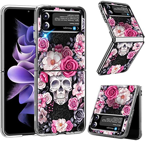 Kompatibel Mit Samsung Galaxy Z Flip 3 5G Hülle Silikon Dünn Klar Case Slim Transparent TPU Flexible Cover Silikoncase Galaxy Z Flip 3 5G Handyhülle Cranio Schutzhülle für Samsung Z Flip 3 5G 6,7 (A)
