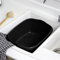 TENLITE High Grade Plastic 𝟑𝟗𝐜𝐦 𝐑𝐞𝐜𝐭𝐚𝐧𝐠𝐮𝐥𝐚𝐫 Washing Up Bowl, Wash Up Dish Washing Washtub (Mid Night Black)