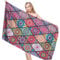Strandtuch 80x160 Dünn Leicht Mandala Microfaser Handtücher, Badetuch Zum Wickeln für Damen Mädchen - Beach Towel Sandfreies Baumwolle Boho Schnelltrocknendes
