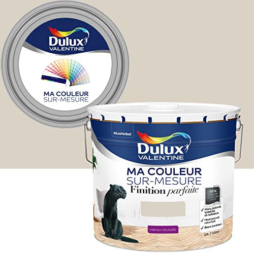 Ma Couleur Sur-mesure par Dulux Valentine – Peinture Intérieure Murs, Plafonds, Boiseries - Finition Parfaite - 98% d'opacité - Velours Caravane des Sables 10 L - Palette Sens