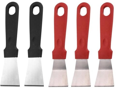 5pcs Oven Scraper Tool Non Scratch Super Scraper Non Scratch Oven Scraper Kitchen Scraper Oven Cleaning Tool Durable and Easy to Use, Scraper for Ovens, Stovetops and Grills