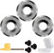 LTao 16mm Round Negative Angle Rake Carbide Inserts Cutters Replacement Indexable