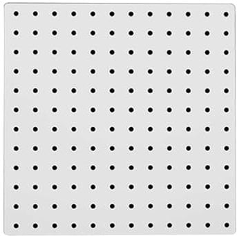 Fenteer Metall-Pegboard-Panel, Lochbrett, Aufbewahrungsbrett, Display, Pegboard, Organizer, Aufbewahrungspanel für Schlafsaal, Büro, Küche