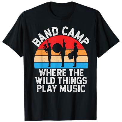 Wo die wilden Kerle spielen Music Band Camp T-Shirt
