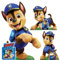 Star Cutouts SC4597 Three Chase Paw Patrol Party Supplies Multi-Pack Cardboard Cutouts 20PCS Paw Patrol Theme, For A Happy Birthday & Room Decorations for Kids Boys Girls – Largest Cutout Height 66cm