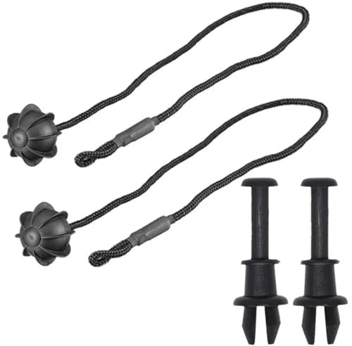 Cuerda Estante Trasera Compatible con Seat para Ibiza 6L 6F KJ1 2002-2021, para Altea para Arona Soporte De Clip para Bandeja De Coche, Colgador Pivotante 6V6863634 3T5867769(1 Kit)