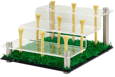 Acryl-Golfball-Koffer – transparenter Präsentationsständer, Sportgerät-Organizer, dekorative Vitrine, transparente Halterung mit stabilem Design, geeignet für Softball, Tennis, Lacrosse