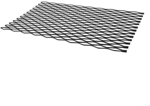 Kamin-Gluthalterrost mit Stahl für dauerhafte Glut und Brandschutz im Innen- und Außenbereich (24,9 x 40,9 cm)