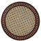 Casa Moro Terrassentisch Rund 100cm – Gartentisch Balkontisch Mosaiktisch Fliesentisch | Tisch Esstisch Marokko