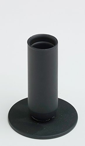 Kerzenleuchter Eisen schwarz H 8 cm, geeignet für Kerzen Ø 2-2,5 cm, Stabkerzen, Leuchterkerzen, Spitzkerzen