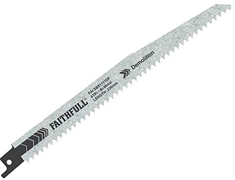 S1111DF Bi-Metal Sabre Saw Blade Demolition 228mm 6 TPI (Pack of 5)