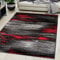 Carpeto Rugs Teppich Wohnzimmer Kurzflor Grau Modern Abstrakt Muster Öko-Tex 140 x 200 cm