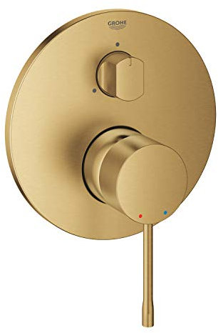 Miscelatore a una mano Grohe Essence con deviatore a 3 vie; colorazione: fresco sorgere del sole spazzolato