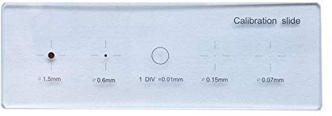 0.01mm Dot Crosshair Microscope Camera Slide Multifunction Plate Reticle Accurate Calibration Slide Ruler Stage Micrometer