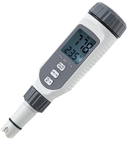 PH Meter Professioneller PH Tester Tragbarer PH-Stift In Wasserqualität Acidimeter PH818 Hochempfindlich Und Genau Mit Großem LCD Display Für Industrie Elektrik Und Landwirtschaft
