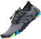 SAGUARO Schwimmschuhe Herren Damen Leicht Atmungsaktive Badeschuhe Unisex Erwachsene rutschfest Schnell Trocknend Strandschuhe Drinnen Draußen Surfschuhe, Neu Grau 37