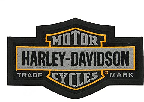 Harley Davidson Aufnäher Trademark Bar&Shield groß