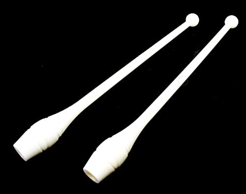 2 x Gymnastikstäbe für Damen (36 cm) (83 g) Gewichte für Frauen, Gymnastikstöcke, Rhythmusstäbe, Anfänger, Gym Zubehör