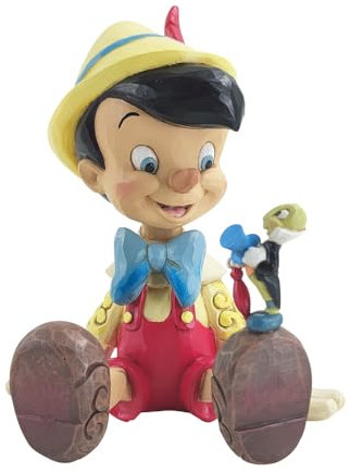 Disney Traditions Pinocchio and Jiminy Sitting Figurine