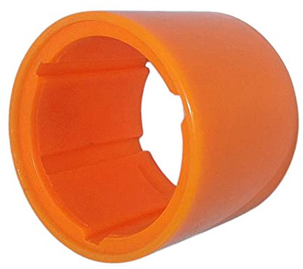 Fenteer Elektro Skateboard Motor Reifen Haut Mini Rollen Stoßfeste PU Außenhülle, 70mm Orange