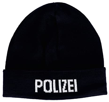 RescPol Strickmütze Polizei navy