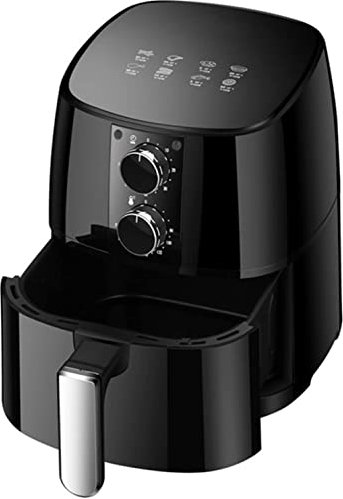 NEWCES 4.5L Air Fryer Toaster Oven 1350W Oil Free Chip Fryer Nonstick Basket for Healthy Oil-Free & Low-Fat Cooking Black (Color : Black)
