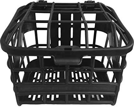 LOVIVER Bikes Basket Front Rear Hanging Bike Pannier Wire Mesh Basket with Lids Storage Cargo Rack Bag for Women's and Men's, Travel, Riding