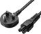 Mr. Gadget's Solutions® 6.6ft (2m) BS 1363 to C5 (Clover Leaf), UK Laptop Charger Replacement Power Brick Cable Compatible with Acer, Dell, HP, Sony, Delta, Lenovo, ThinkPad, IdeaPad
