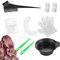 Kit de tinte para el cabello | Kit profesional de tinte para el cabello | Tinte para el cabello/brocha para colorear/protector de orejas/guantes/pasadores/gorro/bufanda, set de tinte para el cabello