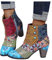 Stivali Alti Senza Tacco Stivaletti Cowboy Western Stivali Motocross 45 Stivali Alti Donna Scarpe a Punta Sandali Zeppa Donna Sneakers da Donna Zip Multicolore #4 16.99