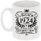 Always Looking Good 101st Birthday Gift for Men Vintage 1924 Aged to Perfection Mug Gift for Coffee Lovers Tea Cup Present for 101 Year Old 11oz Coffee Mug Funny Novelty Mug Gift for Men or Women